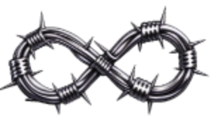 NEVASAYDIE Infinity Symbol